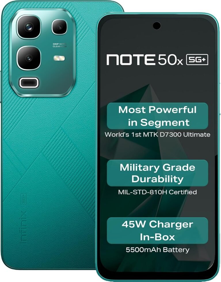 Infinix Note 50x 5G+ Sea Breeze Green 8GB RAM 128 GB Storage_1