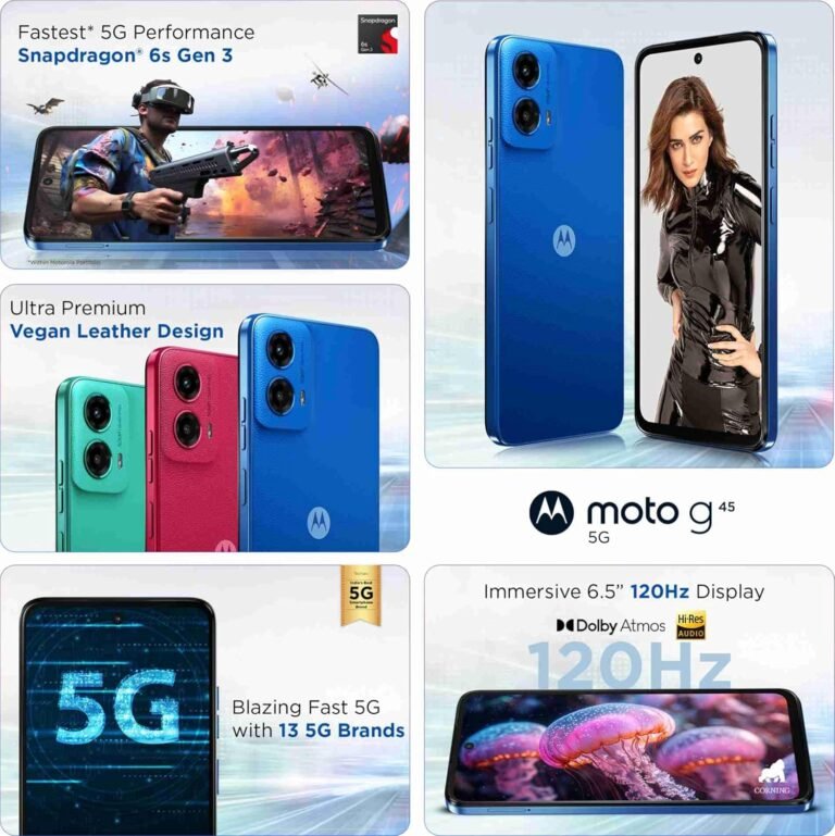 Motorola G45 5G Brilliant Blue 8GB RAM 128GB Storage_2