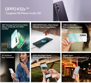 Oppo K12x 5G Breeze Blue6GB 128 GB Storage_6