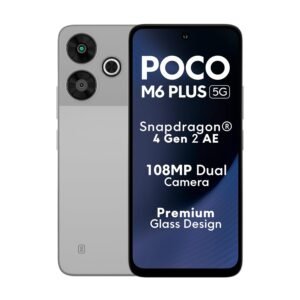 POCO M6 Plus 5G Ice Silver 8GB RAM 128GB Storage_1