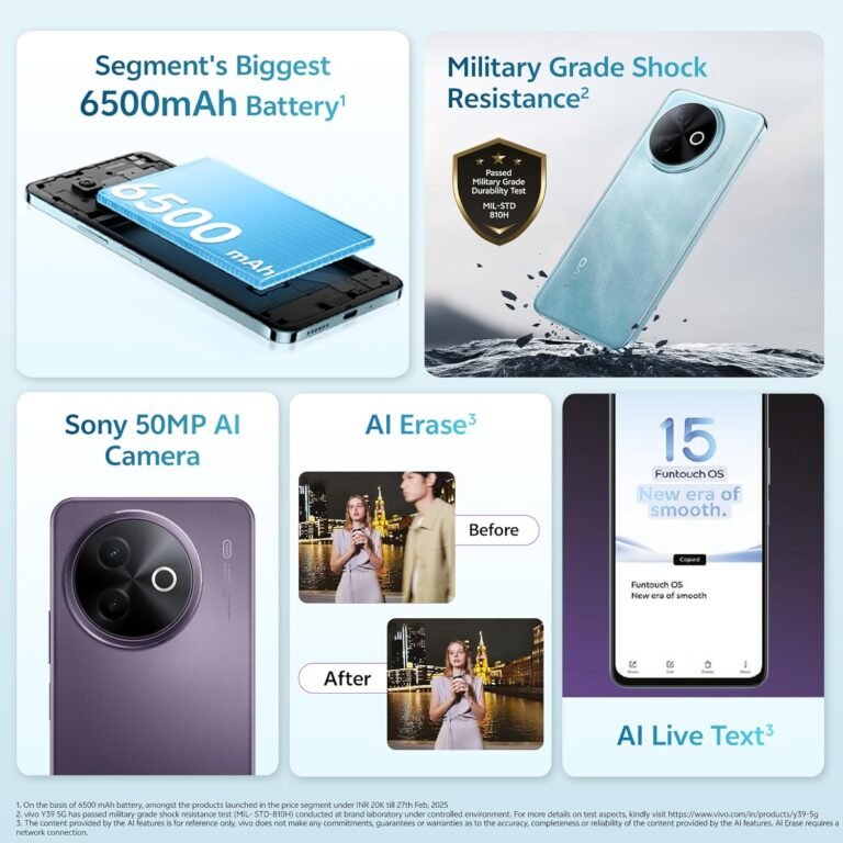 Vivo Y39 Lotus Purple 8GB RAM 128 GB Storage_5