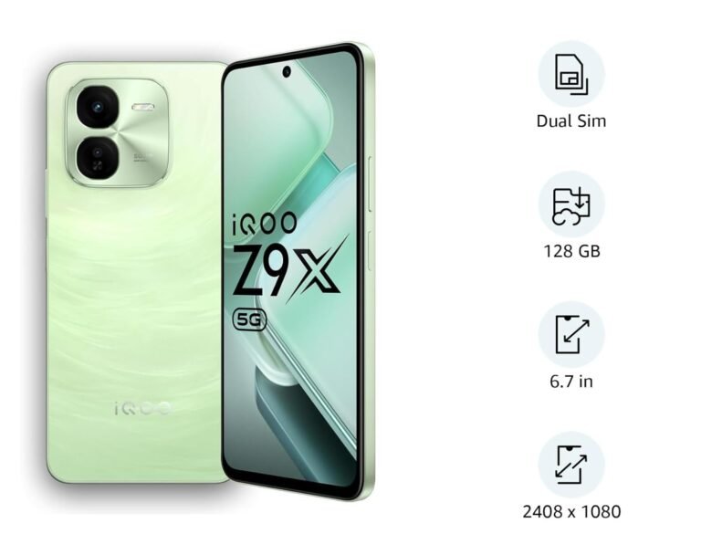 iQOO Z9x 5G Tornado Green 6GB RAM 128 GB Storage_3